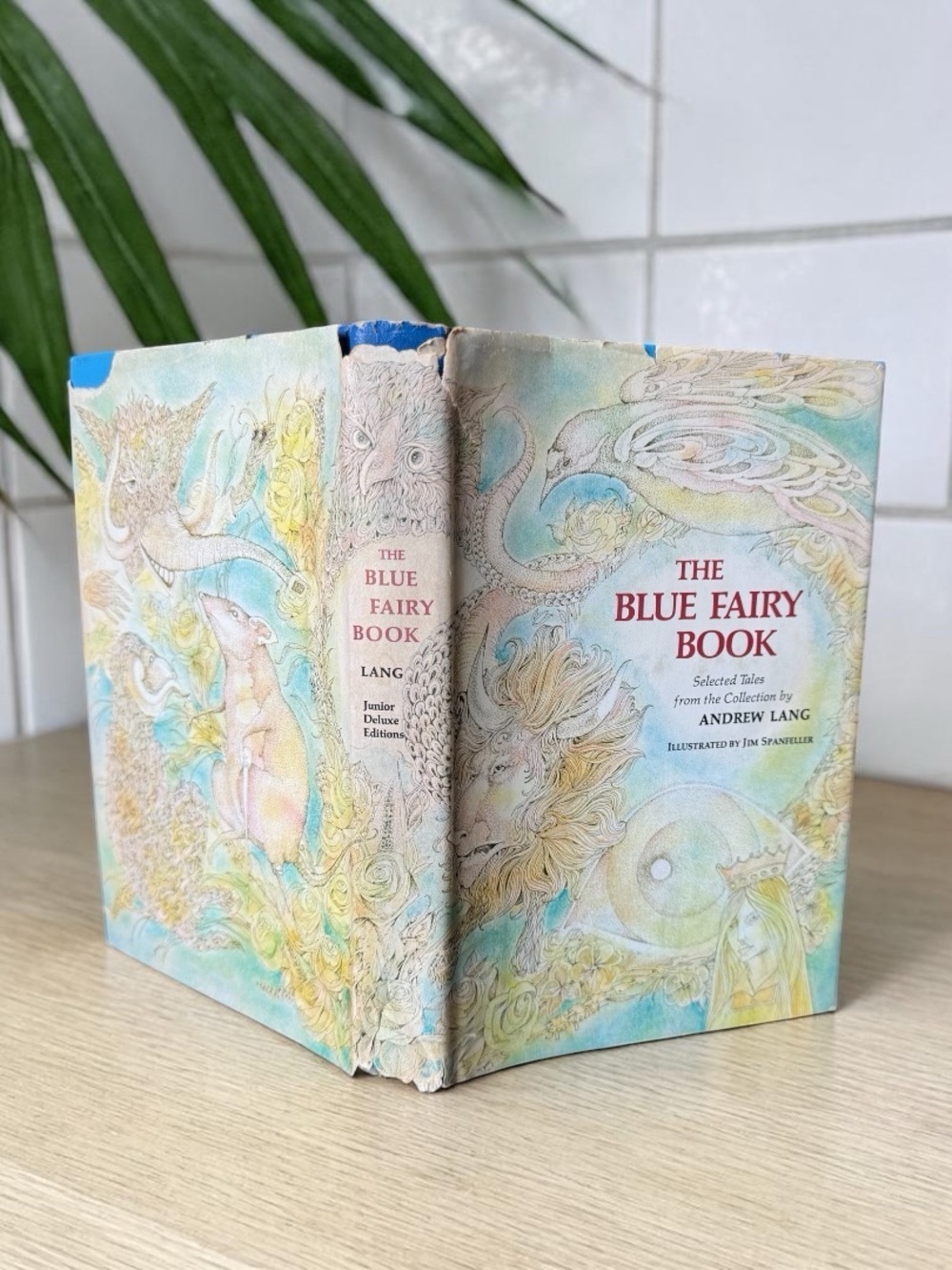 Vintage The Blue Fairy Book Andrew Lang 1969 Hardcover Dust Jacket Illustrated - Picture 3 of 15